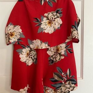 Red romper